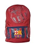 FC Barcelona backpack school mochila bookbag cinch shoe bag official Messi 10 (Maroon)