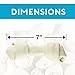 hotspot pets 10 Pack - 6-7 Inch Certified Facility Rawhide Dog Chews - from Grass Fed Brazilian Cows - Promotes Tooth Health and Good Behavior (10 Pack)