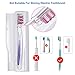 Travel UV Toothbrush Sanitizer Case,Toothbrush Sterilizer,Toothbrush Holder Travel,USB Charging No Need Change Battery, Protect Oral Health (White)