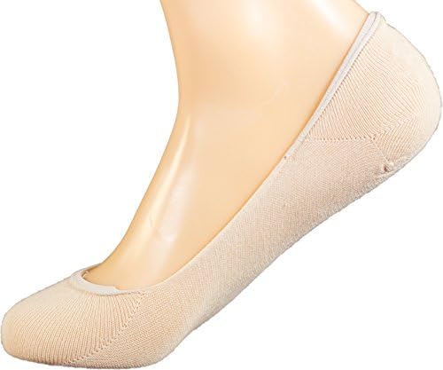 WOMEN NO SHOW SOCKS, NUDE COLOR, 6-12 PAIRS PACKS, SIZES 4-12 (12 PAIRS | SIZE 4, NUDE)