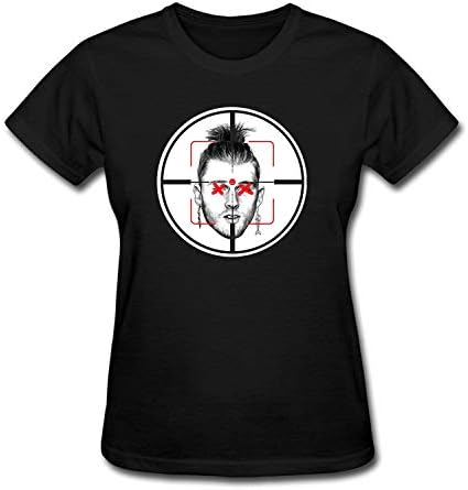 zebalon Women's Eminem KillShot Hip Hop MGK T Shirt