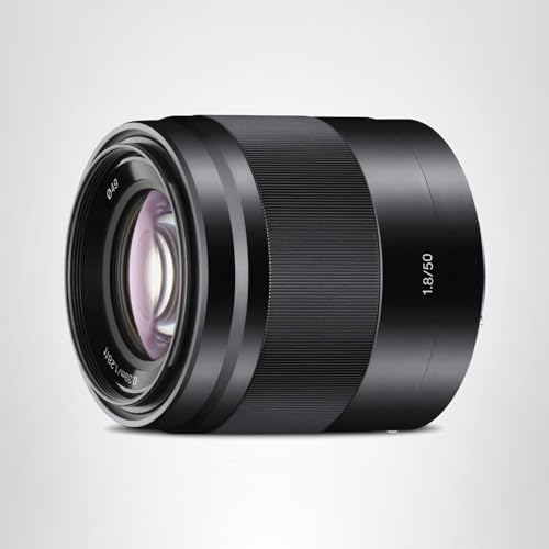 Sony - E 50mm F1.8 OSS Portrait Lens (SEL50F18/B), Black