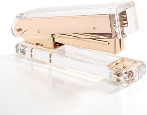 Acrylic Desktop Stapler - Fits Standard Staples (Copper)