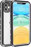 iPhone 11 Waterproof Case, Shockproof Dropproof Dirt Rain Snow Proof iPhone 11 Case with Screen Protector, Full Body Protection Heavy Duty Underwater Cover for iPhone 11/6.1