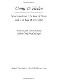 Genji and Heike : Selections from the 'Tale of Genji' and 'The Tale of Heike', , 0804722579