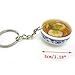 Mini Flower Bowl Noodle PVC Delicious Food Cell Phone Charm Bag Strap Pendant Kid Toy