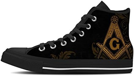 Gnarly Tees Men's Freemasonry Shoes High Top