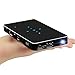 Pico Mini Portable Projector, Haidiscool Pocket LED Mobile DLP Video Projector with HD-in/USB/SD for iPhone Android Smartphone Laptop PC, Home Cinema Entertainment, Outdoor Movie, Gaming - Black