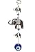Blue Evil Eye with Lucky Elephant Decoration Hanging Ornament for Protection (with a Betterdecor Pouch and Key Ring)-009