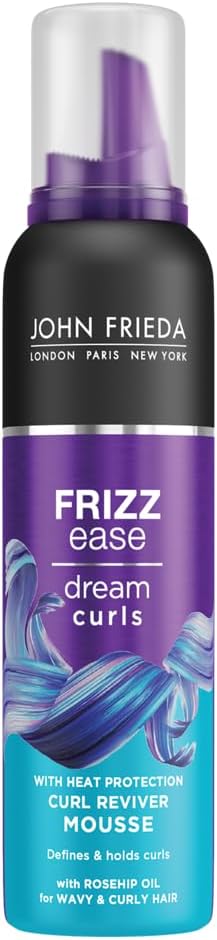 John Frieda Frizz Ease Dream Curls Reviver Mousse Heat Protection 200ml