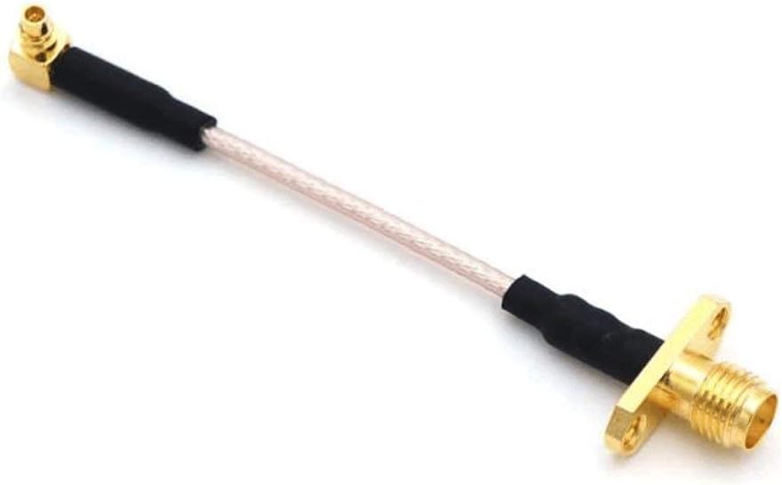 BliliDIY Generic Mmcx 90 Degree Plug To Sma Plug Pigtail Extension Cable Wire 8Cm For Rc Racer Drone