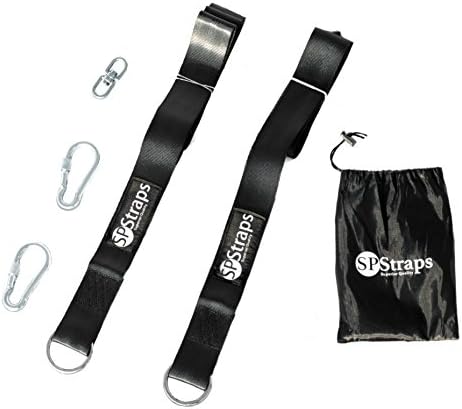 TREE STRAPS 10 ft (2) - 1000lb per strap, guaranteed safe fun with your kids - 1000lb capacity carabiners with safety lock &amp; extra 600lb capacity swivel - Easy install &amp; removal great for outdoor fun!