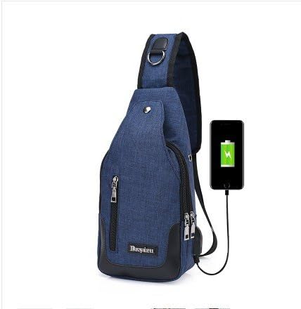 Thickot sling shoulder crossbody chest bag for men women outdoor lightweight waterproof hiking travel backpack daypack with usb charging port