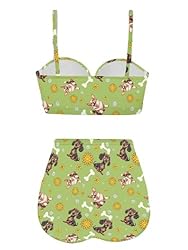 Howilath Women Cartoon Dachshund Corgi Dog Print