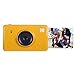 Kodak Mini Shot Wireless Instant Digital Camera & Social Media Portable Photo Printer, LCD Display, Premium Quality Full Color Prints, Compatible w/iOS & Android (Yellow) (KOD-MSY)