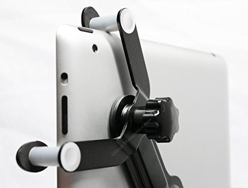iShot G7 Pro iPad Pro 9.7 / iPad 5th Gen. / iPad 6th Gen. Universal Tablet All Metal Tripod Mount Adapter Holder - Works with Cases - Adjustable Metal Frame - Compatible with iPad and 7-11" Tablets