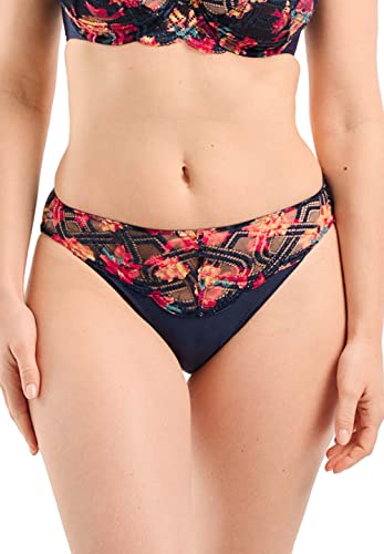 Sans Complexe Elise Fantaisy Mutande da Uomo, Imprime Bleu Marine & Fleurs, 42/44 Donna