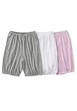 Comfort Choice Women's Plus Size 3-Pack Bloomers Assorted,12
