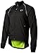 PEARL IZUMI Men's Ride Elite Barrier Convertible Jacket, Black, Medium