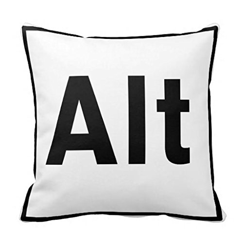 Alt Key Throw Pillow Case