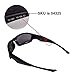 Walleva Black Polarized Replacement Lenses for Oakley Straight Jacket Sunglasses