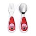 Skip Hop Toddler Utensils, Fork and Spoon Set,Ladybug