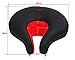 Gudessly Wide Bicycle Bike Seat No Nose Mountain Bike Saddle Comfortable Cycling Saddle Cushion High Resilience Breathable for Menthumb 2