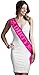 RhinestoneSash 30th Birthday Sash Pink - Silver Sparkle Dirty 30 PREMIUM GRADE SATIN Sash - Womens Birthday Party Decorations - Magenta Pink Sash(Dirty30 GLT) MAG
