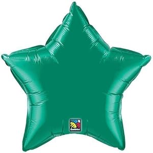 Image of Emerald Green 20" Star Shape Mylar Balloon by Thavornshop