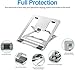 Adjustable Laptop Stand, Lightweight Portable Aluminum Ergonomic Ventilated Foldable Laptop Riser for Laptop MacBook Pro/Air, HP, Dell, Lenovo, Samsung, Acer, Huawei MateBookthumb 4