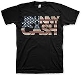Johnny Cash - Americana T-Shirt Size L