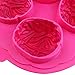 3D Brain Ice Cube Mold Silicone Ice Cube Tray Chocolate Soap Tray Mold Whiskey Cocktail Ice Pudding Cold Drinks Brain Jello Mold for Halloween Party Zombie Party Fun Decorations,Random Color