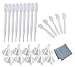 Elfenstall- 20pcs Mini Funnel + 20pcs 3ML Plastic Pipettes Dropper + 20PCS Mask Spatula For Mixing And Sampling Refillable Essential Oil Bottle Makeup Must Tool