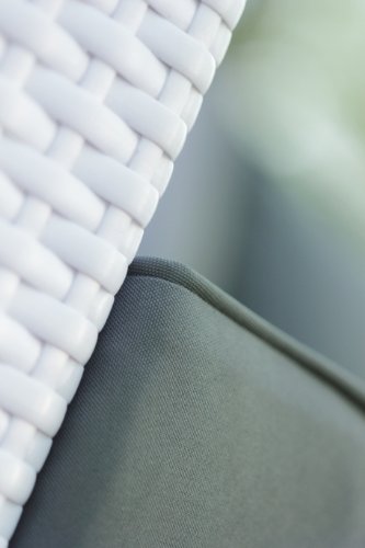 essella Polyrattan Garnitur Bahamas in Weiß – Bild 4
