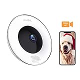 Lensoul 3 Mega-Pixel Security Camera, Wireless Ip Camera 360 Degree 2.4Ghz Fisheye Camera Built in Two-Way Audio, Motion Detection, Panoramic Camera with Night Vision-Cloud Service Available