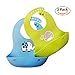 Waterproof Silicone Baby Bibs- 2 Pack Baby Bibs For Boys And Girls- Fully Adjustable And Wipes Clean With No Stains.