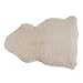 A-STAR Sheepskin Fur Rug Single Pelt 2x3 - Sheep Skin Area Rug (Ivory White)