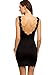 SheIn Women's V-Neck Sleeveless Hollow Backless Bodycon Dress