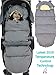 Stroller Trotter - Luxury Stroller footmuff Inner Velvet Layer for Comfort, Stroller Sleeping Bag with Non Skid Adjustable Fixing Elements for Toddler and Baby Bunting