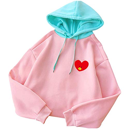 Kpop BTS Hoodie Love Yourself BTS Sweatshirt Animal Print Jacket Pullover Tops Hoodie