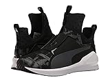 PUMA Women's Fierce Swan WN's Cross-Trainer Shoe, Black White, 8 M US