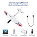 Electric Airplane Toys, Rechargeable 2 Flight Mode Throwing Plane, Outdoor Sport Toy, Foam Education Glider Aeroplane for boys Adults, Family Flying Game Toy,Styrofoam Airplanes,Gift for Kids Teenager