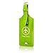 ACdream Luggage Tags 2 Pack, Leather Suitcase Tags Identifiers, Cute Cruise ID Labels with Privacy Cover fits on Backpack, Travel Bag, for Women, Men, Adults, Kids, Green