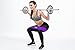 Victorem Exercise Resistance Hip Band - Wide, Cloth, Cotton Band for Legs and Butt - Activate Glutes and Thighs - for Booty Training, Stretching, Lifting, Squatting - Purple, Medium Resistance
