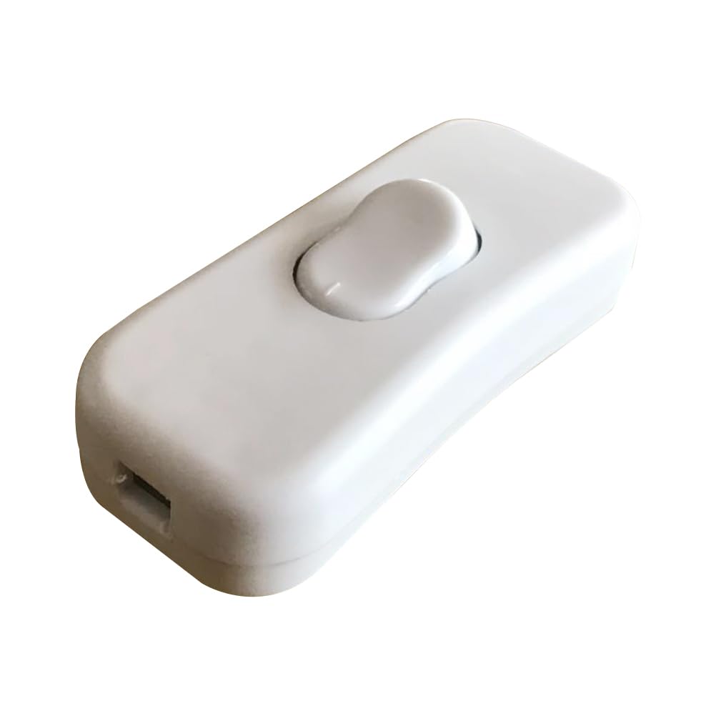 Homoyoyo Switch Rocker Plug-in Lamp White On-line