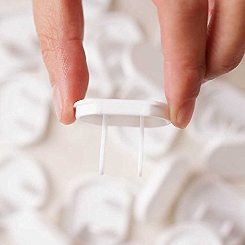 40 Count Premium Quality Childproof Outlet Covers – VALUE PACK – New & Improved Plastic Baby Proofing Caps – Durable & Steady – Pack Of 40 Plugs