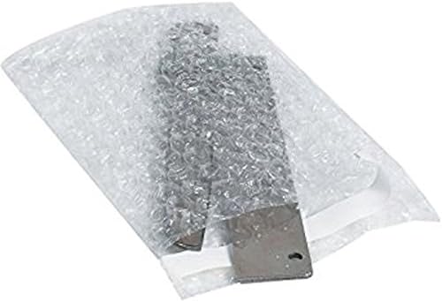 25 6"x8.5" Clear Bubble Out Bags Protective Wrap Cushioning Pouches 6x8.5 Self Seal by Uneekmailers