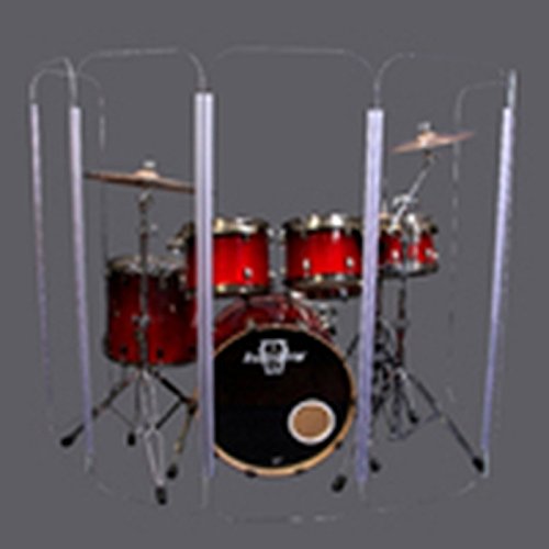 Drum Shield / Drum Panels 7f t X 12ft with Deflectors and Flexible Hinges
