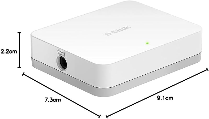 GO-SW-5G Switch 5 Porte Gigabit, Serie Dlinkgo, Bianco
