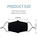 5 Pack Anti Dust Mask, Washable Cotton Health Mask Mouth Masks Dust Mask Warm Breathable Mask，Adjustable Reusable Windproof Face Masks for Outdoor (black)thumb 2